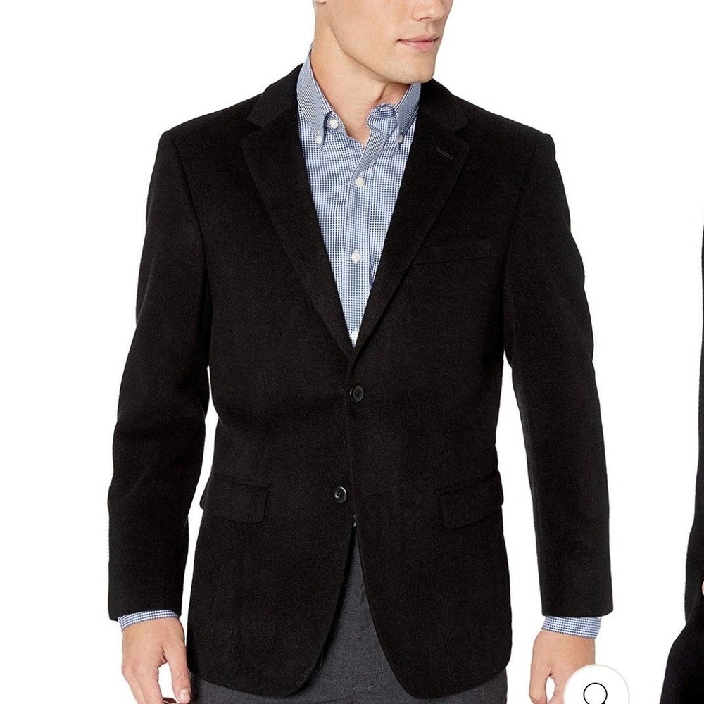 Prontomoda | Lana Lux‎ | 46R | Charcoal | Lambswool Cashmere Sport Coat | FLAW